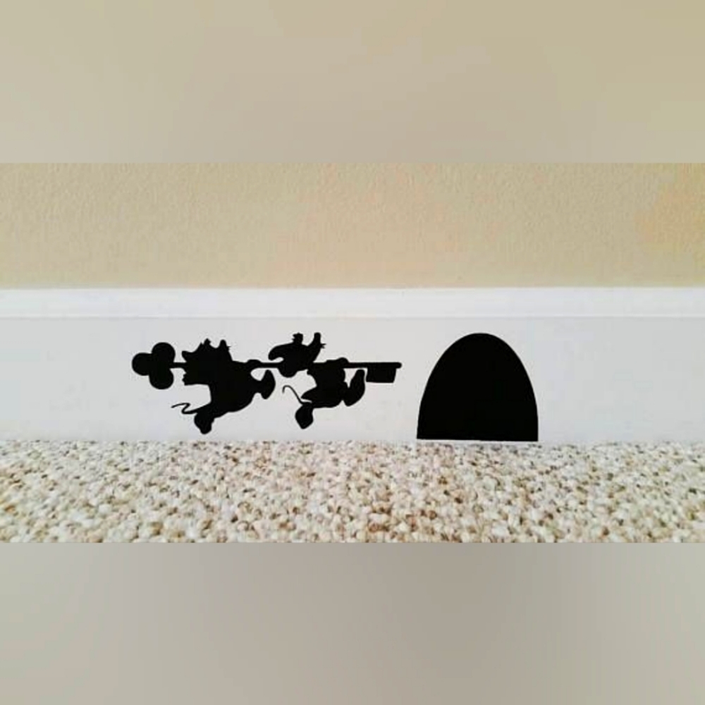 Disney Cinderella Jaq and Gus wall decal